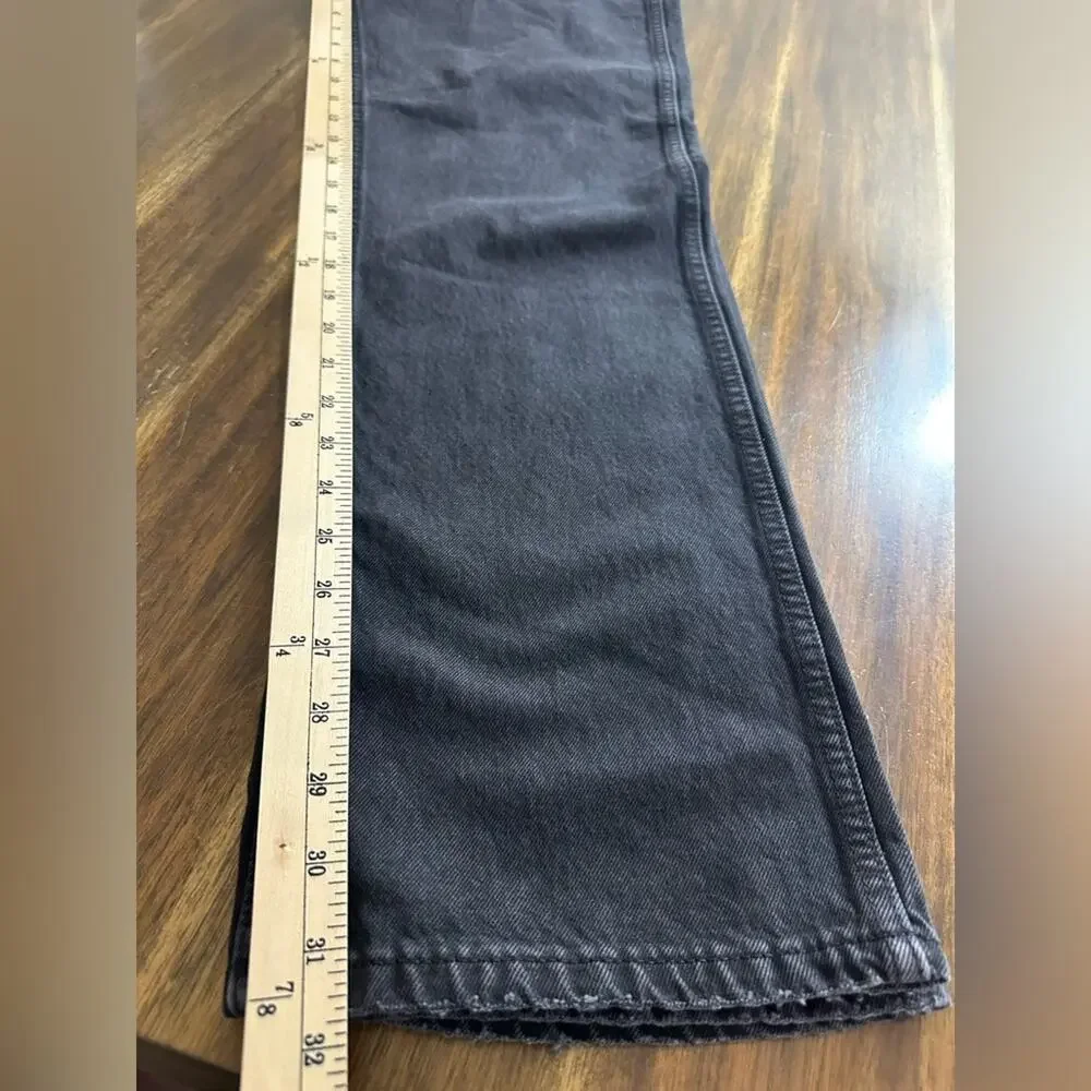 NWT‎ RE/DONE Denim 90’s High Rise Loose in Washed Black Size 31